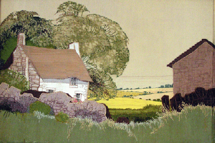 Fisherhead, Robin Hood's Bay - Pastel by Isabel Blincow