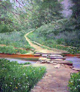 Wyming Brook - Acrylic - Acrylic by Isabel Blincow